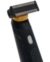 Беспроводной триммер MicroTouch TR-159 для бритья и стрижки усов и бороды с подсветкой, Аккумуляторная машинка с 3 насадками для удаления волос