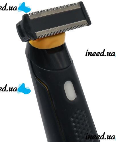 Беспроводной триммер MicroTouch TR-159 для бритья и стрижки усов и бороды с подсветкой, Аккумуляторная машинка с 3 насадками для удаления волос
