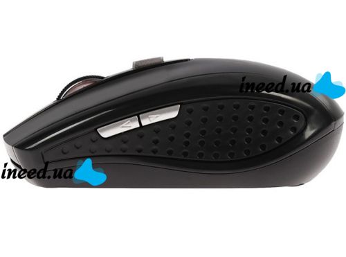 Беспроводная оптическая мышка Jedel W550 Black 1000 DPI игровая для компьютера и ноутбука 2.4GHZ на батарейке, Геймерская USB мышь 98127 Черная