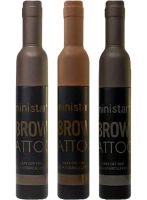 Водостойкая краска тинт Ministar Brow Tattoo Black Черный с тату эффектом для подчеркивания бровей, Маркер гель #102 10 мл для татуировки бровей