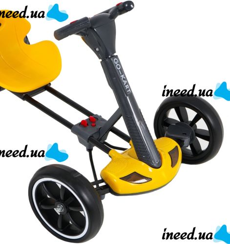 Детский электрокарт машинка Bambi M6072 до 30 кг с пультом, Электромобиль картинг Go Kart 35W с дистанционным управлением, светом и музыкой для детей