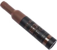 Водостойкая краска тинт Ministar Brow Tattoo Black Черный с тату эффектом для подчеркивания бровей, Маркер гель #102 10 мл для татуировки бровей