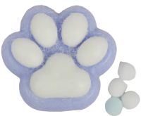 Силиконовая игрушка антистресс сквиш Кошачья лапка Squishy Toys с ворсинками для рук, Детская мялка лапа кота Моти Каваи с шариками 2410-4 для детей