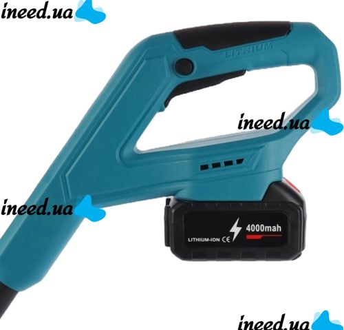 Аккумуляторный шнековый снегоуборщик Hayami HA-1018 21V 4Ah с 2 аккумуляторами, Электролопата скрепер LY-749 для уборки с регулировкой выброса снега