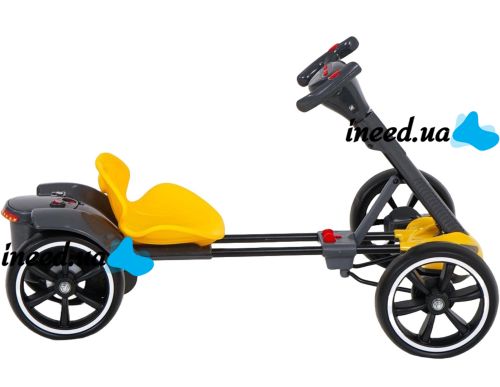 Детский электрокарт машинка Bambi M6072 до 30 кг с пультом, Электромобиль картинг Go Kart 35W с дистанционным управлением, светом и музыкой для детей
