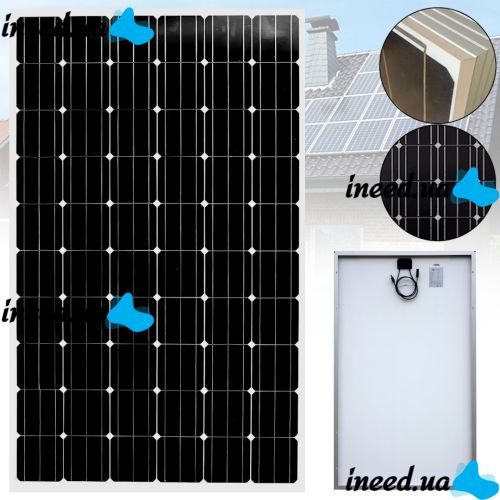 Универсальная поликристаллическая солнечная панель Solar Board 250W 18V 164х99.2х4 см, солнечная батарея 1640х992х40 мм для зарядки от солнца
