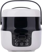 Автомобильная мультиварка Car Electric Rice Cooker M20A 2 л сенсорный мультиповар с подогревом и таймеров 6 режимов от прикуривателя 12V 24V