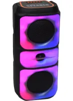 Аккумуляторная колонка динамик Bluetooth SPEAKER MS-3629BT с RGB LED подсветкой Беспроводная акустическая блютуз система E4109 FM AUX от аккумулятора