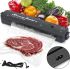 Вакуумний пакувальник пакетів New vacuum Sealer LP-11 Автоматичний вакууматор, апарат вакуумайзер для упаковки і зберігання їжі, продуктів Чорний
