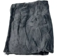 Туристический плед пончо с подогревом Heating Shawl Blanket JT-202275 от USB Power Bank Электроодеяло с застежкой 3 режима нагрева для кемпинга Серый