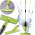 A mop with a sprayer and a water tank Healthy Spray Mop 350 ml Portable mop spray with a microfiber nozzle for cleaning and mopping the floor Green