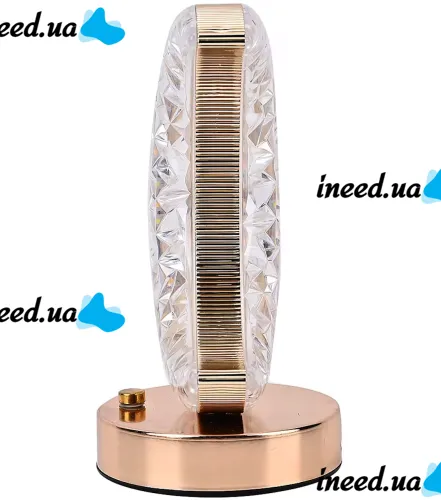 Настольная лампа-ночник Circle Table Light PC-8217 сенсорный ночник круг, светодиодная лампа светильник с кристаллами на акриловой подставке 3 режима