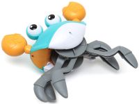 Детская интерактивная игрушка Краб Cartoon Crab HX155C бегающий робот, краб-беглец с детектором помех, звуковыми и световыми эффектами на батарейках