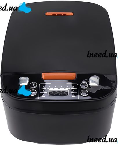 Электрическая рисоварка Silver Crest TK-208 на 5 л 10 программ 900W керамическая мультиварка с сенсорным дисплеем, таймером и автоподогревом AT-M7