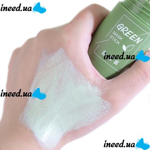 Очищающая зеленая маска для лица Nicor Green Mask Stick Maseczka Do Twarzy с органической глиной и зеленым чаем для глубокого очищения и сужения пор