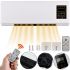 Настенный тепловентилятор Domotec MS-5962 с пультом 1800W электрический обогреватель на стену с дистанционным управлением на 40 кв.м 2 режима работы