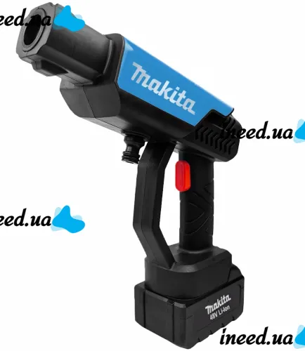 Беспроводная мойка высокого давления Makita DXR-928 48V 5Ah 2 аккумулятора, аккумуляторная мини автомойка с кейсом, распылитель Макита для авто