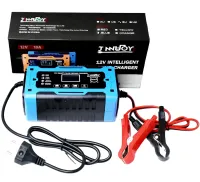Автомобильное импульсное пускозарядное АКБ Jinnuoyi Pulse Repair Charger 12V 10A устройство с LED дисплеем для зарядки аккумуляторов авто 10Ah–200Ah