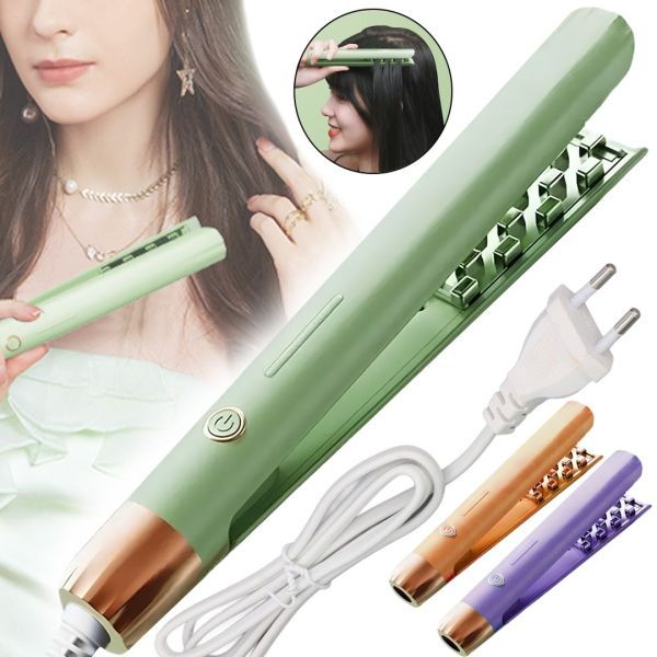 3D Hair Cliper XL-618 32 W ceramic corn curling iron, corrugator flat iron for voluminous hairstyles with LED indicator RD-106