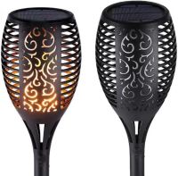 Садовый фонарь с эффектом пламени Solar Flame Led Light XF-6017 52 см водонепроницаемый уличный LED светильник факел на солнечной батарее XF6017