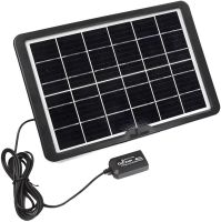 Солнечная панель Cclamp Solar Panel CL-680 8W 6V 1.3A портативная батарея с мультикабелем USB для зарядки мобильных устройств от солнца 680CL