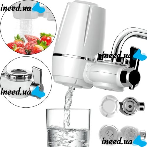Универсальный фильтр насадка Clean Water Purifier XL-525 на кран для очистки проточной воды, Водяной смеситель для удаления песка и ржавчины MAG-599