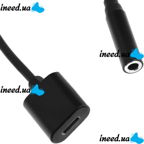 Переходник Lightning to Headphone Jack Adapter MY026 аудио адаптер 3.5mm разветвитель на 2 порта для подключения зарядки и наушников к телефону