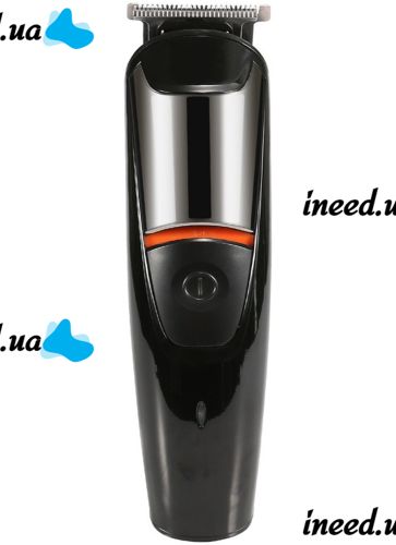 Wireless Hair Clipper Gemei GM-853 5 in 1 Professional Rechargeable Trimmer Electric Shaver with 6 Nozzles for Nose Ears Geemy