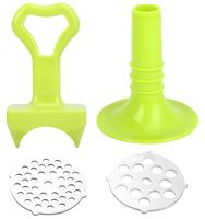 Ручная мясорубка Multfunction Mincer RF706 4 в 1 кухонный измельчитель с насадками для фарша, колбасы и сосисок, механическая мясорубка PS-323