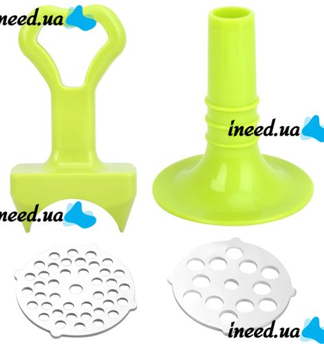 Ручная мясорубка Multfunction Mincer RF706 4 в 1 кухонный измельчитель с насадками для фарша, колбасы и сосисок, механическая мясорубка PS-323