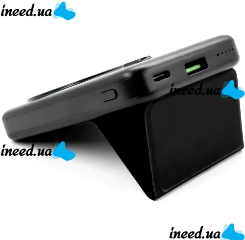 Беспроводное зарядное устройство King Power Bank WPG-101 10000 mAh с быстрой зарядкой, портативный внешний аккумулятор USB повербанк для телефона