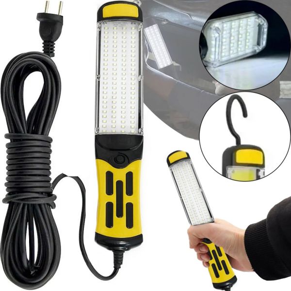 Wired lantern lamp Bailong BL-9096 with hook and magnet 9 meters from the mains, Hanging flashlight carrying on a hook 220V for maintenance and repair