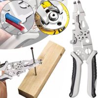 Многофункциональные клещи стриппер Cable Cutter CH-51 20в1 для зачистки и обжимки проводов, Каблерез резак для кабелей, проволоки и снятия изоляции