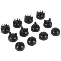 Электрический ручной массажер Quad Action Percussion Massager TK-88-2 для всего тела 28 Вт, 12 в 1, Вибрационный мышечный мультимассажер для спины
