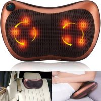 Massage pillow with infrared heating Massage Pillow QY-8028, roller massager for back and neck