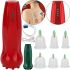 Lymphatic Drainage Vacuum Massager Xindefeng DF-665 6 Vacuum Massage Jars, Cupping Battery Massager Gouache Jars for Home Therapy