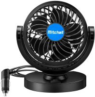Автомобильный вентилятор салона Mitchell HX-T305 12V охлаждающий мини-вентилятор на подставке с регулятором скорости от прикуривателя в машину SZ-01