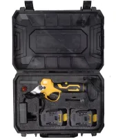 Аккумуляторный секатор DeWalt DCMPP540P1 24V 5AH с 2 аккумуляторам для обрезки веток и деревьев, Беспроводной электросекатор ножницы Деволт в кейсе