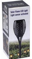 Садовый фонарь с эффектом пламени Solar Flame Led Light XF-6017 52 см водонепроницаемый уличный LED светильник факел на солнечной батарее XF6017