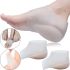 Silicone half insoles Fastlaces ZGD-4 for heel to increase height 4 cm, Gel insoles overlays supinator silicone socks