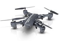 Складной аккумуляторный квадрокоптер RC Drone 8807 FPV c HD WiFi камерой барометром, четырех осевой дрон, коптер с функцией возврата CTW 8807W