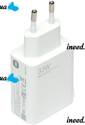 Сетевое зарядное устройство Xiaomi 33W Power Adapter Suit адаптер USB Type-C блок питания с быстрой зарядкой Mi Turbo для телефона 33В Белый