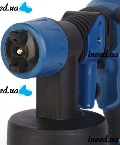 Электрический краскопульт Makita AH550L 650W ручной распылитель пульверизатор с емкостью для краски 800 мл 3 степени распыления от сети Макита
