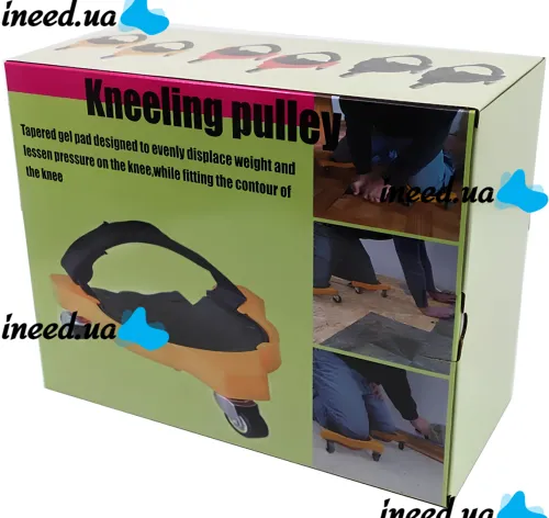 Защитные роликовые наколенники Knee Blades 1603 для строительных работ, защита на колено с поворотными колесами для ремонта напольных покрытий