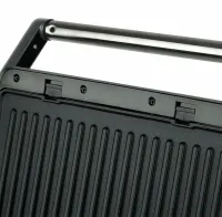 Электрический контактный гриль Bitek BT-2687 3000W прижимной двухсторонний электрогриль для мяса с антипригарным покрытием и таймером от сети 220V