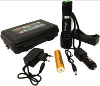 Ручной аккумуляторный фонарик Bailong BL-1860-T6 с фокусировкой 50000W тактический светодиодный LED фонарь 5 режимов с аккумулятором Police BL1860