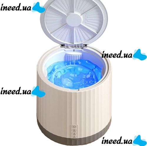 Мини стиральная машинка Mini Washing Machine XM004 4 литра для стирки вещей с УФ дезинфекцией, Машина с сушилкой и ведром MA2304-68 для путешествий