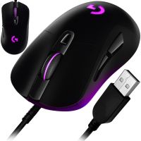 Игровая компьютерная мышь Logitech G403 Gaming Mouse проводная USB геймерская мышка с RGB подсветкой для ПК компьютера и ноутбука G-403 Черная
