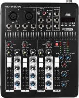 Профессиональный микшерный пульт Yamaha Mixer BT4000 2ch BT 4-канальный активный аудиомикшер со встроенным усилителем и Bluetooth MX-4000BT Черный