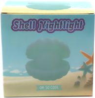 Table night light Shell Perl Light children's LED LED lamp in the form of a shell with a pearl, night lamp with batteries 10x9x9.5 cm